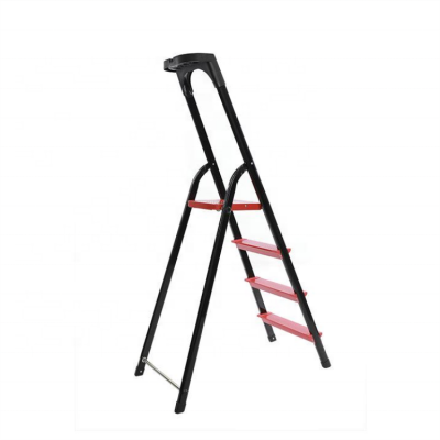 2020 High-quality safety red aluminum step and  platform ladder