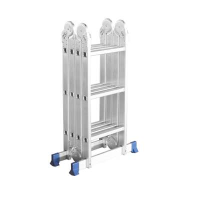 ML-103A GS 4*3 Steps Industrial Aluminum Adjustable Multi-Purpose ladder