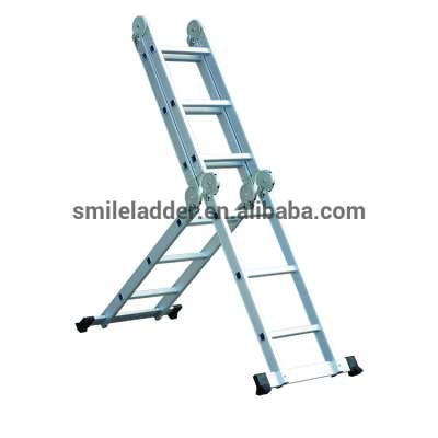 4 x 3 Rungs with Metal 150kg Multi-function folding super Ladder