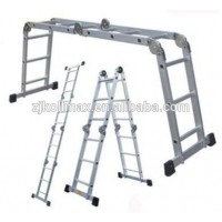 Aluminium Multi-purpose Folding Ladder With Work Platform with EN131