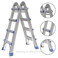 Best price for 4*3 4*4 4*5 3.6M aluminum MULTI PURPOSE ladder, narrow step ladder