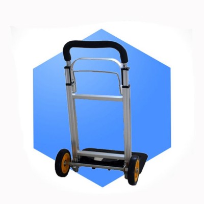 Aluminium foldable hand truck 90kgs load capacity hand trolley