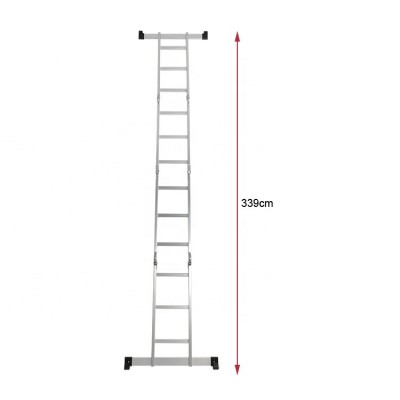 High Quality Multi-Purpose Section Extension Ladder with Good Price Durable Daily Use Aluminum Folding